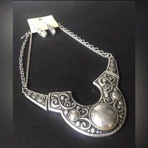Ethnic Silver Jewelry Set